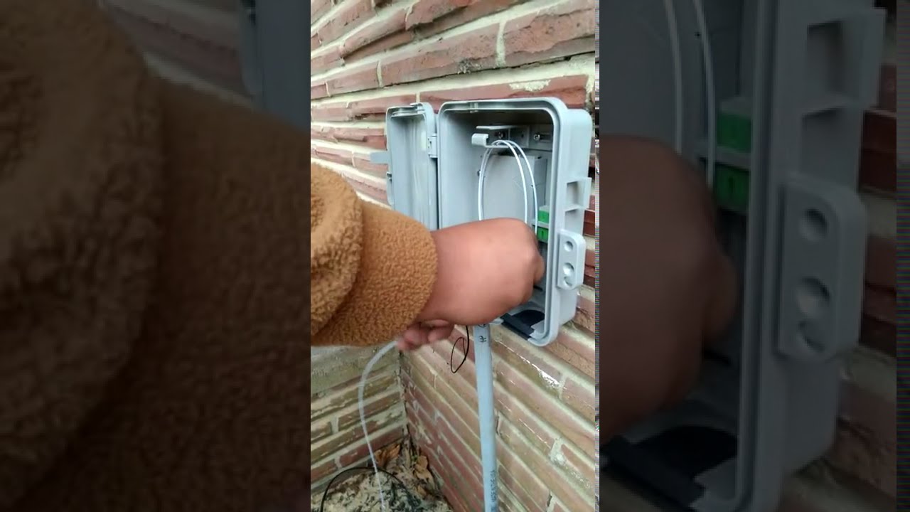 Installing a Nid on a Customers house for a Fiber Optic Drop