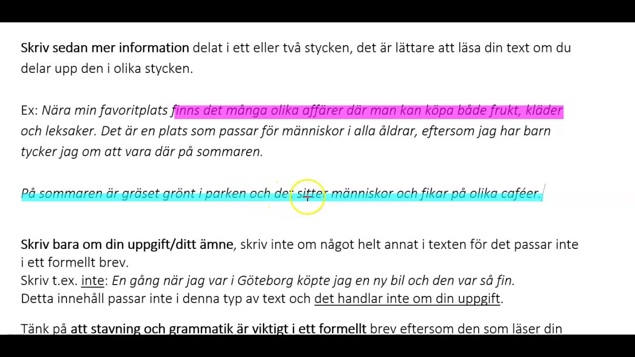 Berättande text - skrivtips, grammatik och exempel