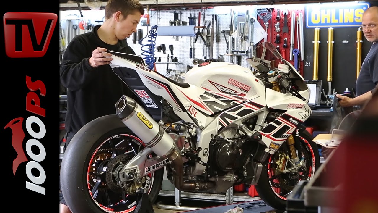 Aprilia RSV4 - Rennstreckenumbau | Fahrwerkseinstellung, Fahrwerks-Geometrie