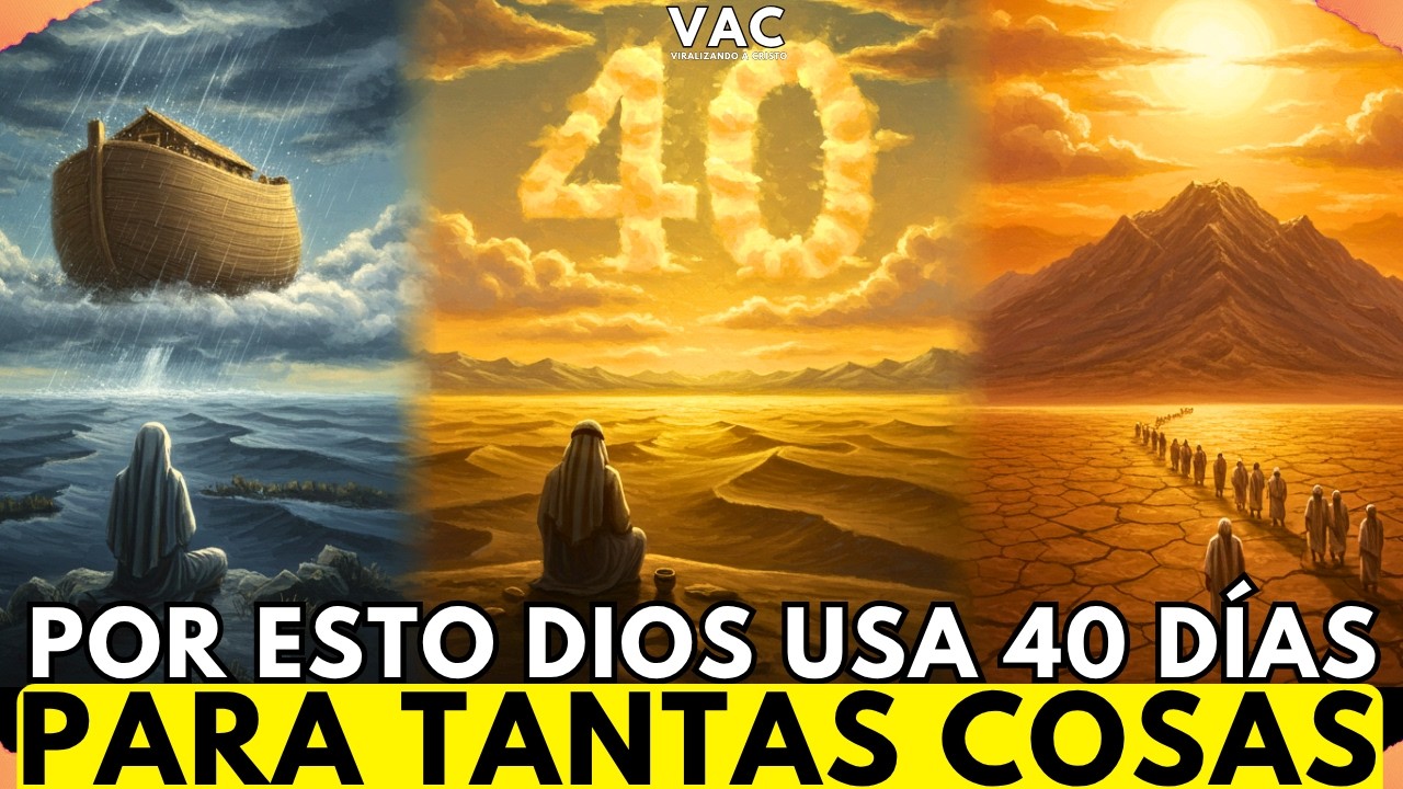 Si te has preguntado por qué Dios eligió 40 días para tantas cosas… Esta es la razón