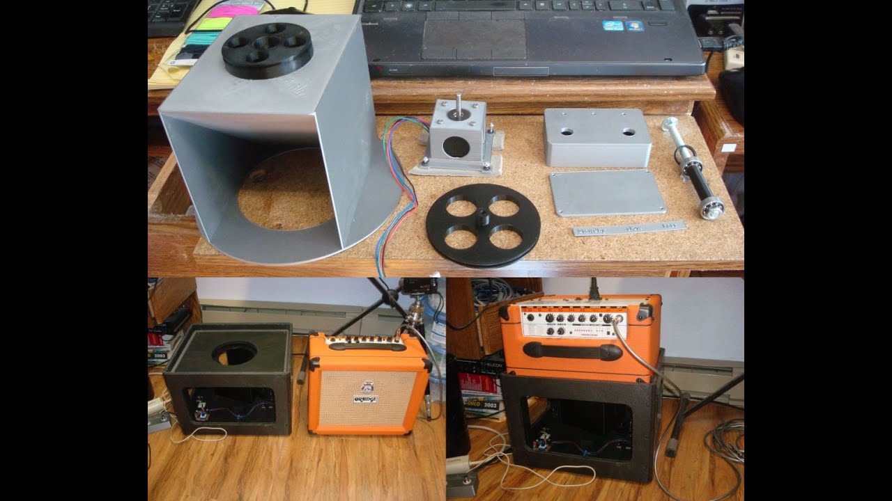 Practice Amp Leslie build. Part 2. The 3d printed parts.