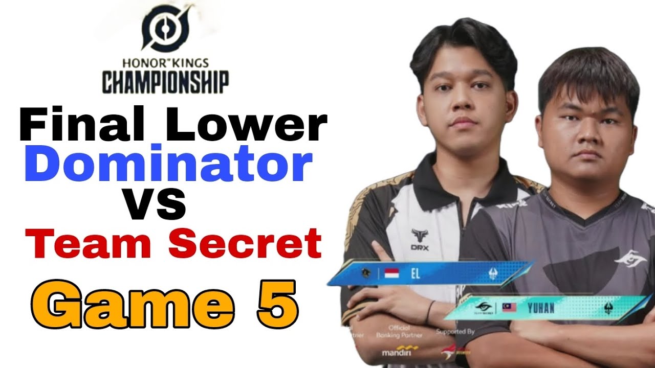 Dominator(ID) vs Team Secret(MY) Game 5 | HOK Championship 2024