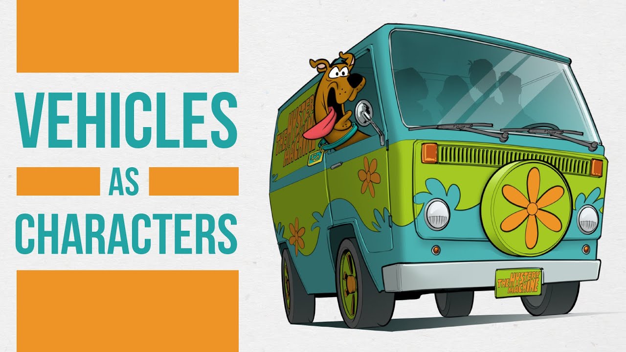 Drawing the Mystery Machine of Scooby-Doo