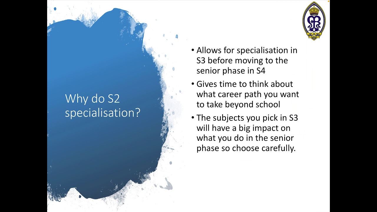 S2 Specialisation Video