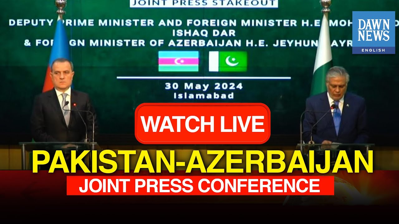 🔴LIVE: Pakistan, Azerbaijan Joint Press Conference | DAWN News English