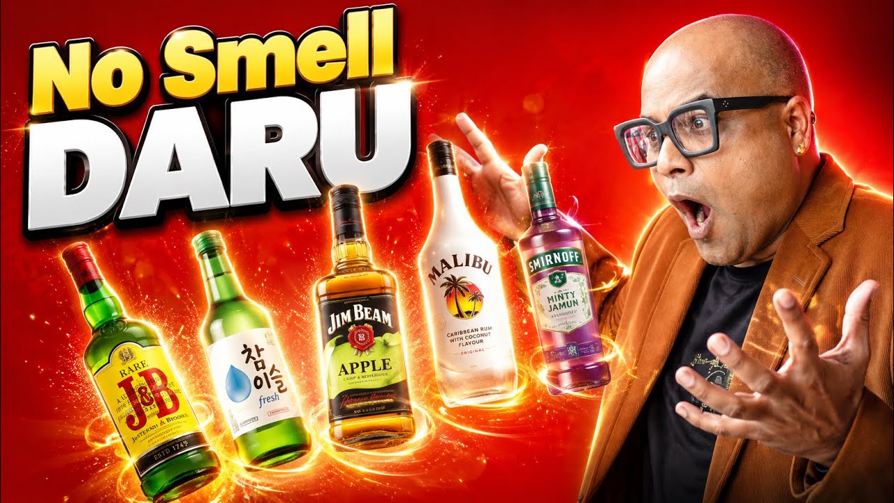 Top 5 Alcohol Without Smell 🥃🍺🥂😀 | ये 5 Alcohol मैं बदबू बिल्कुल नहीं है | Cocktails India 