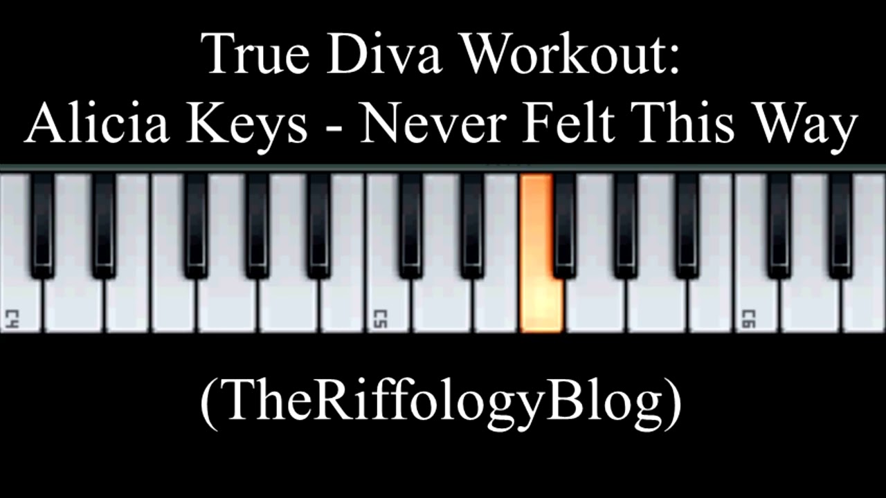 True Diva Vocal Warm Up - Alicia Keys - Never Felt This Way