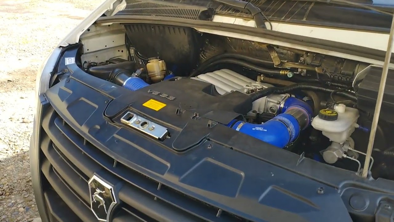 Свап Газель Некст на двигатель Nissan VQ35de.