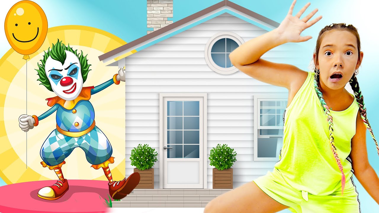 🤡 CLOVNULUI NEBUN 😱 REVINE 🔐 EVADEAZĂ din CASA 🏚️   Partea 1 și 2