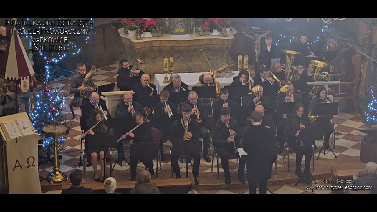 Parafialna Orkiestra Dęta w Markowicach. III Koncert Noworoczny. Markowice 25 stycznia 2026 r. Cz. 7