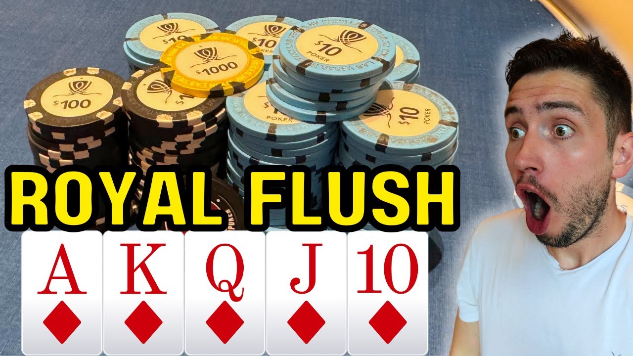 I FLOP A ROYAL FLUSH!! AMAZING High Stakes Action At The Wynn!!