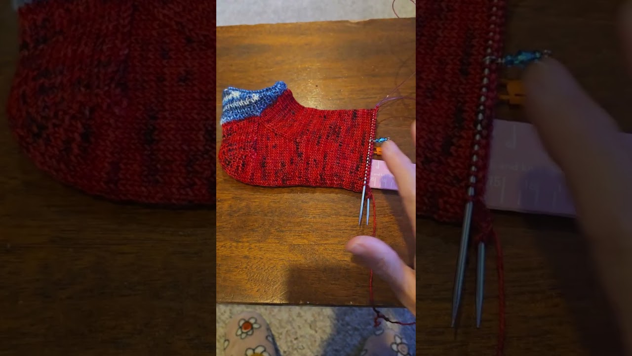 Sock Ruler by @TwiceShearedSheep