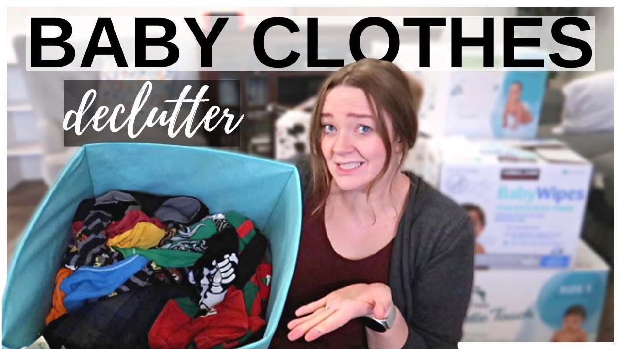 Decluttering Baby Clothes - Getting Ready for Baby #2 | Journey to Minimalism Series