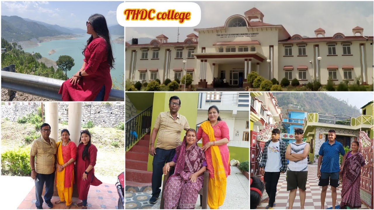 #हम गए गोलू का एडमिशन😊करवाने टिहरी के THDC Hydropower Engineering and Technology college 🏫 मे 🤩🤩#