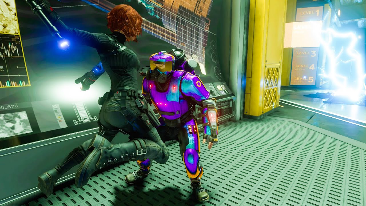 Marvel's Avengers - Black Widow Epic Combat and Finishers gameplay