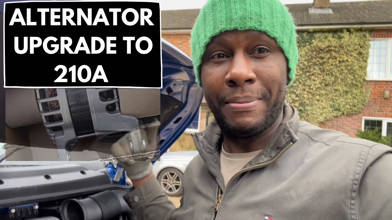 ALTERNATOR UPGRADE INSTALLATION REPLACING 150A TO 210A IVECO DAILY CAMPER-VAN 35S15 VANLIFE