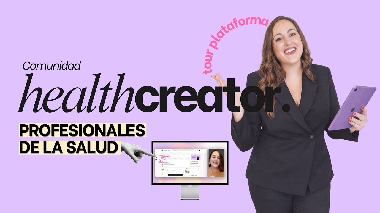 La comunidad GRATIS para profesionales de la salud que aún no conoces | Health Creator School