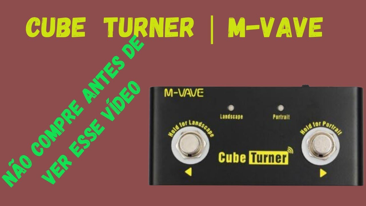 Pedal CUBE TURNER - M Vave - Review.