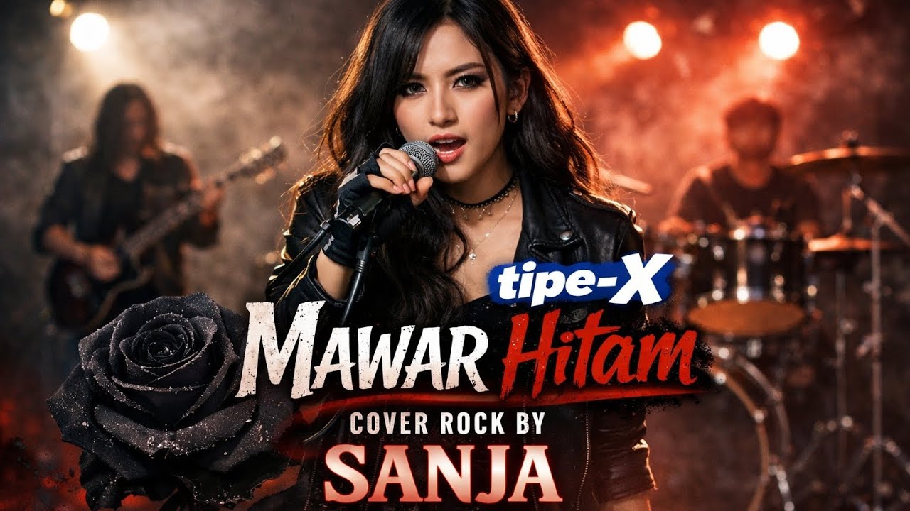 Tipe-X - Mawar Hitam Rock version cover by Sanja