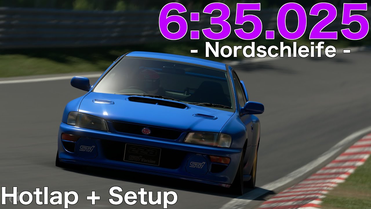 GT SPORT - Subaru Impreza 22B-STi  - Nordschleife - Hotlap + Setup