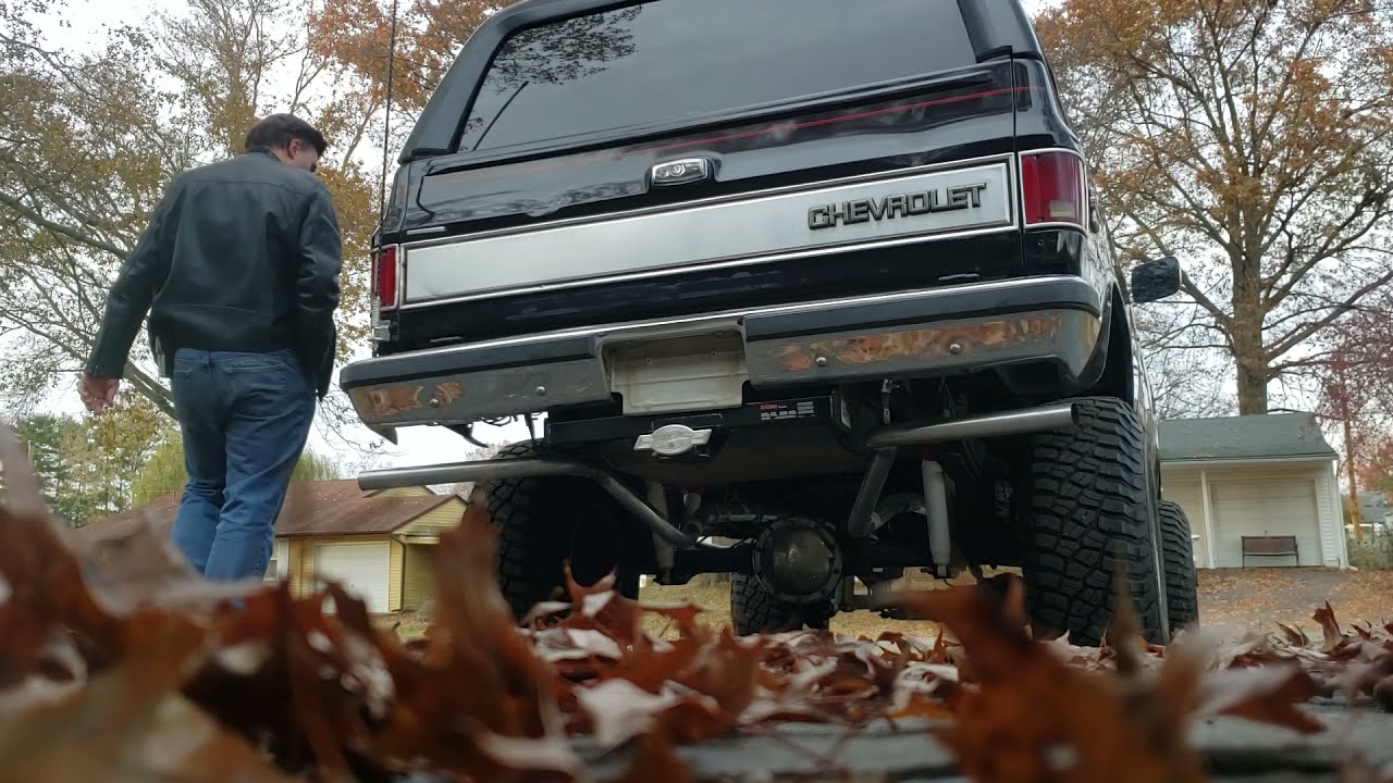 Flowmaster 10's on a 1987 K5 Blazer stock exhaust manifold 350.