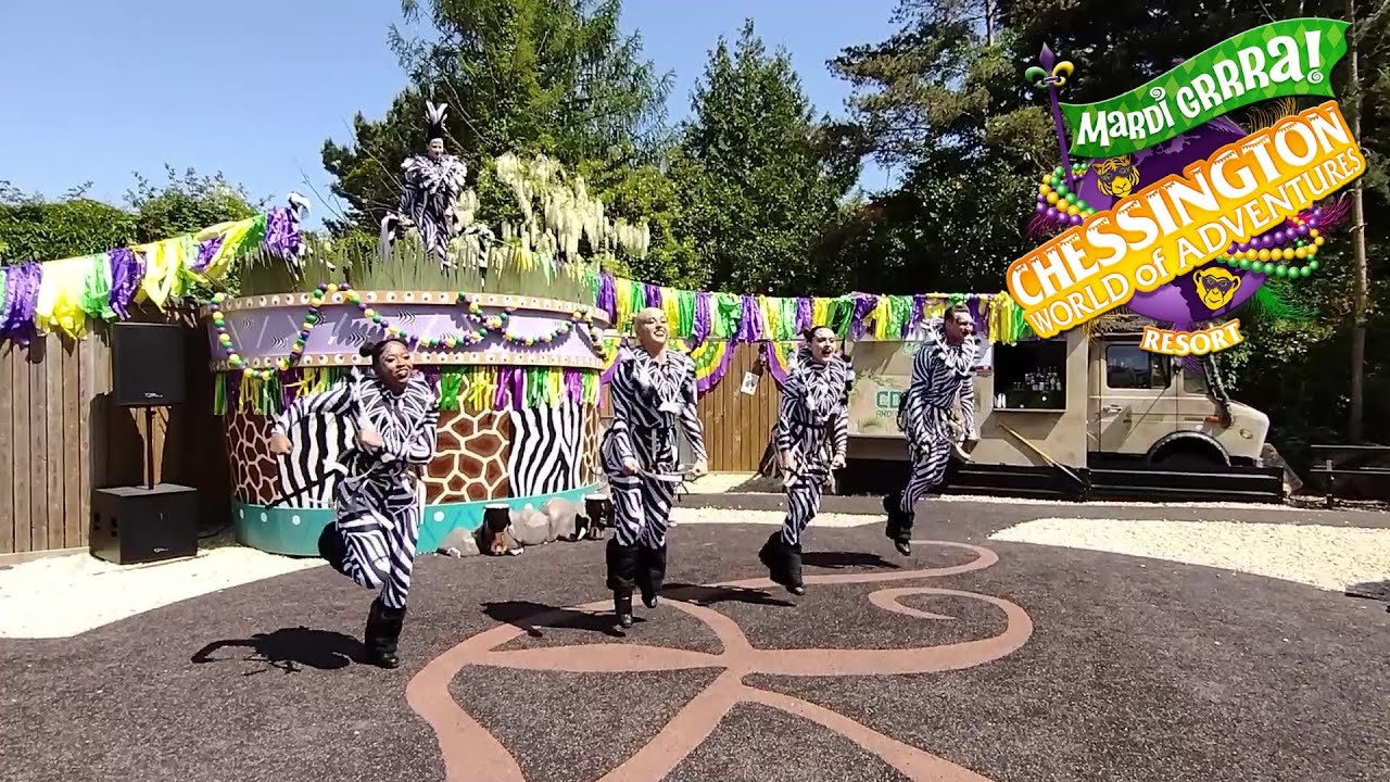 Stompede Krewe MARDI GRRRA 2023 at Chessington World of Adventures Resort