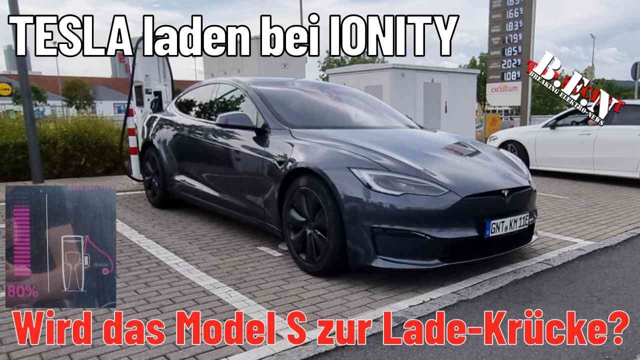 TESLA laden bei IONITY - Wird das MODEL S AWD LR 2023 zur LADE-KR&Uuml;CKE? #teslamodels