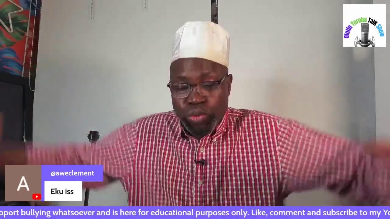 OKUN IRO JA BUTE .OMO YORUBA EJA ARA YIN GBA OTU IFE. 25/1/2026.