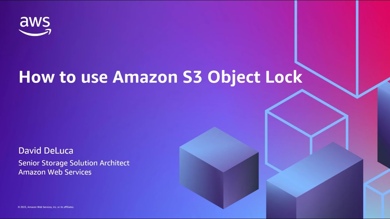 How to use Amazon S3 Object Lock | Amazon Web Services
