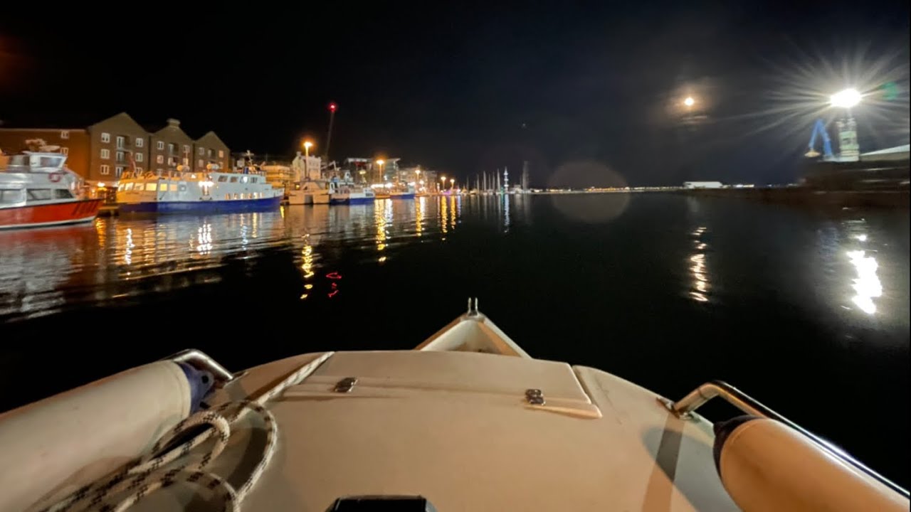 10. Orkney Strikeliner 16+ Night time cruising. It’s our newborn baby’s first trip out in the boat.
