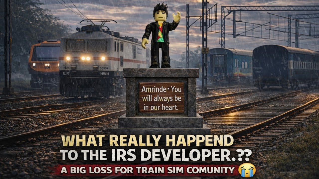 WHAT REALLY HAPPEND TO IRS DEVELOPER ?  SHOCKING😭 | A BIG LOSS FOR TRAIN SIM COMMUNITY | ISHU K TECH