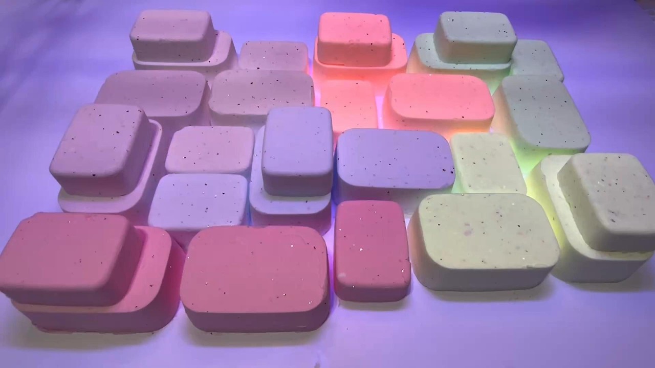ASMR baking soda | Soft Soda Blocks Crunch 🧊✨