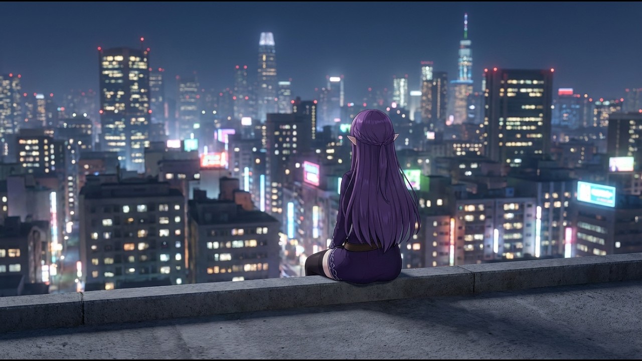 Watch the city with me 🫰💜