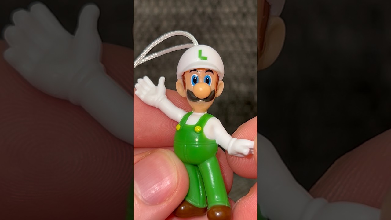 SUPER MARIO X Kinder Joy Mystery Egg Unboxing FIRE LUIGI 