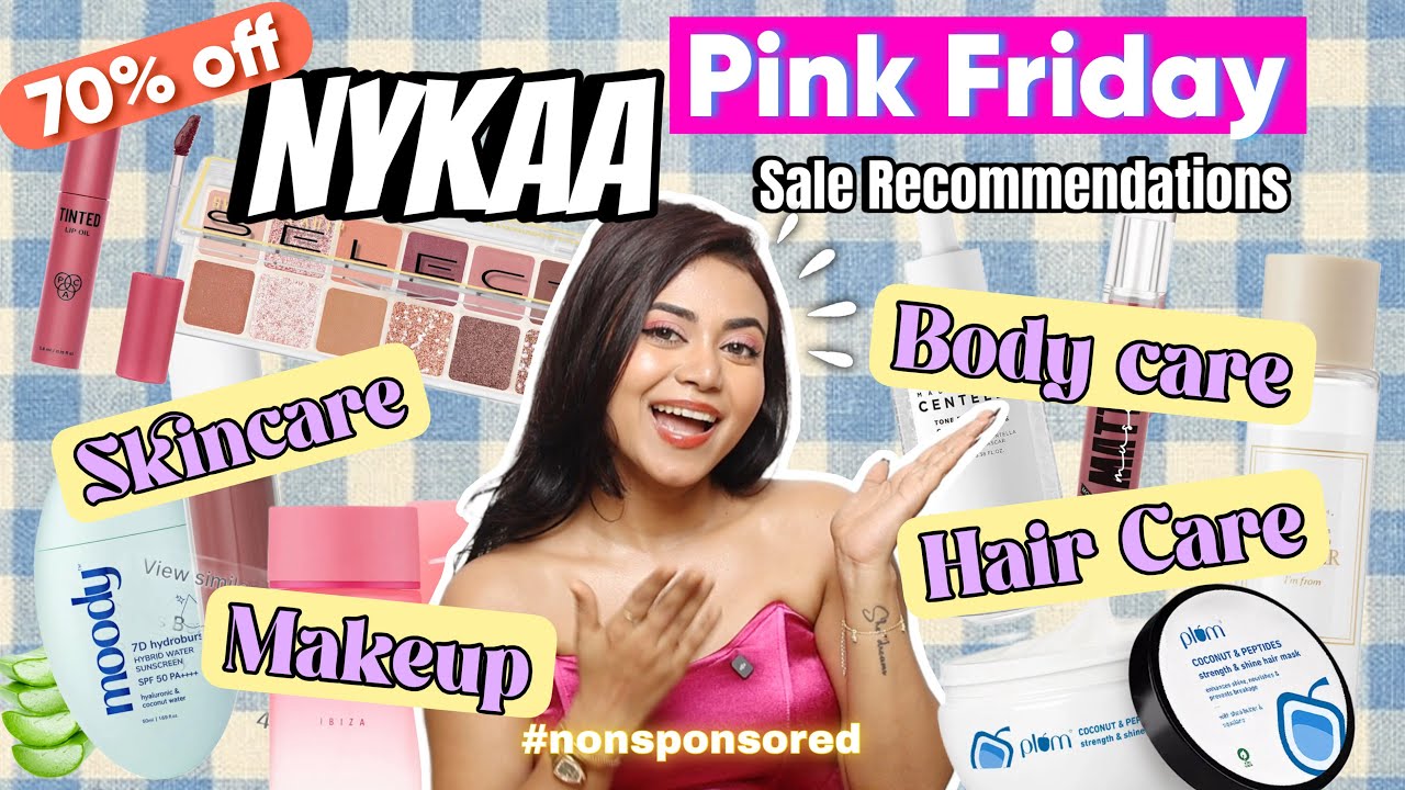 Только те товары, которые вам нужно *КУПИТЬ* во время пятничной распродажи NYKAA PINK💖 😍 Более 40...