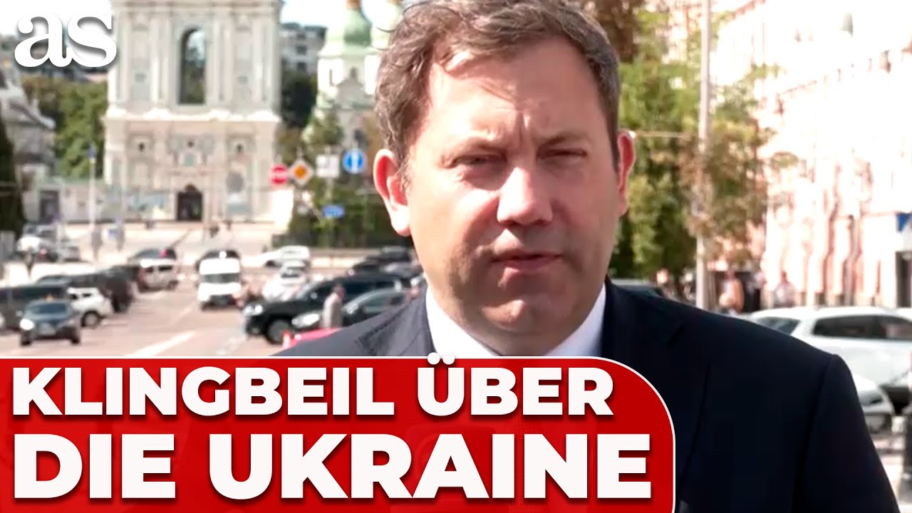 KLINGBEIL in KIEW: DEUTSCHLAND STEHT FEST an der seite der UKRAINE