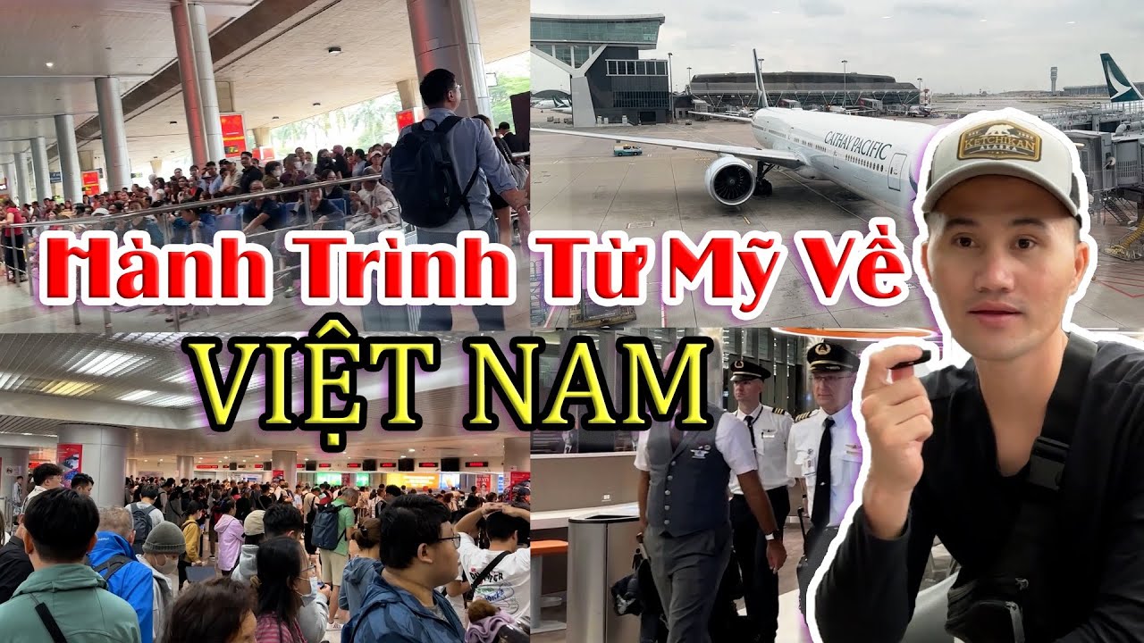✈️ HÀNH TRÌNH TỪ MỸ VỀ VIỆT NAM THĂM GIA ĐÌNH. QUÁ XÚC ĐỘNG!!!