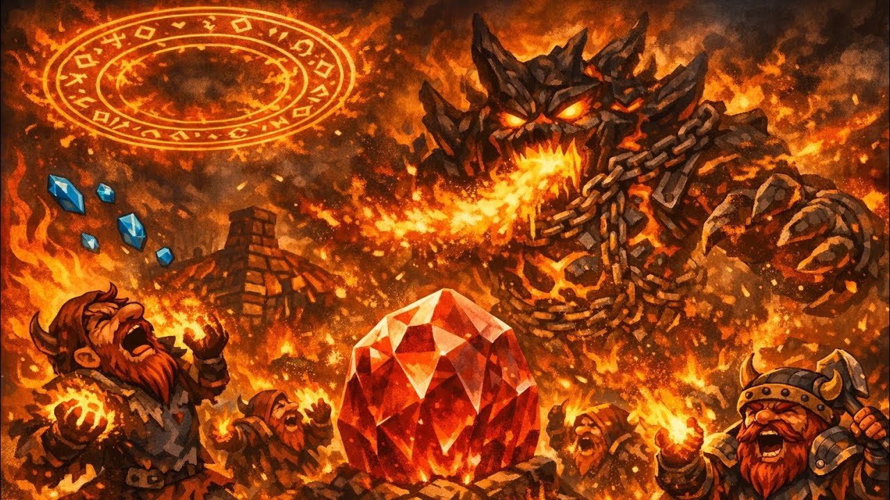 Mit der Infernobande gegen den Dämon der Schmiede? / Dwarves: Glory, Death and Loot