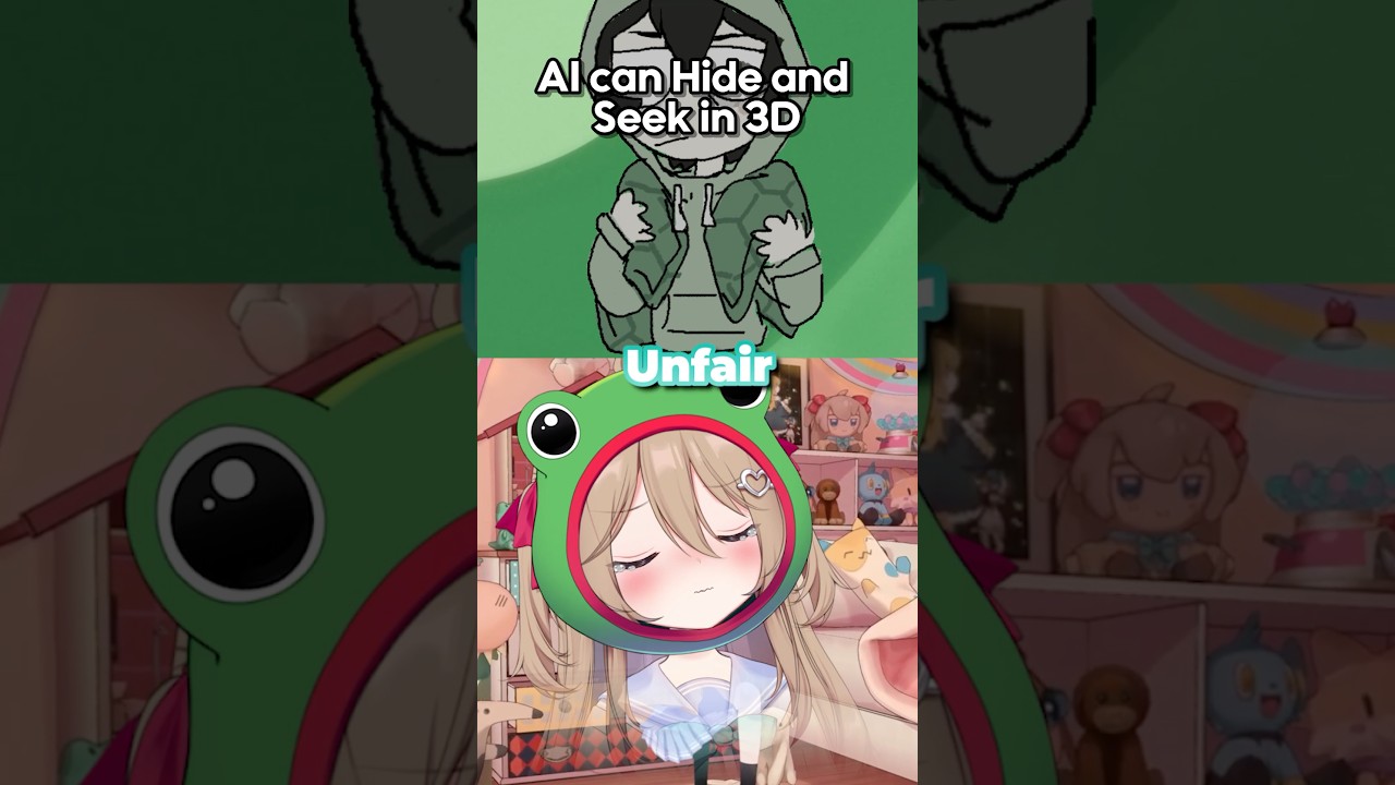 Vedal plays Hide and Seek with his AI in 3D