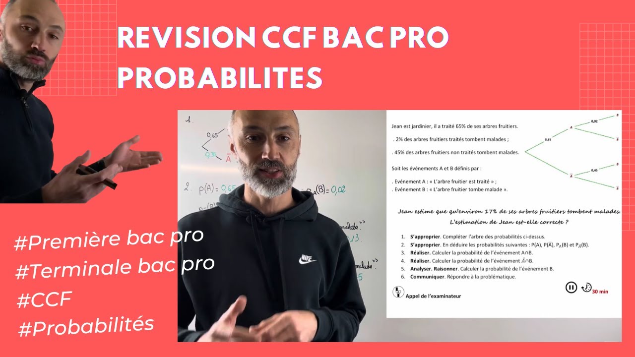 🎓 Préparer son CCF Bac Pro mathématiques - Probabilités