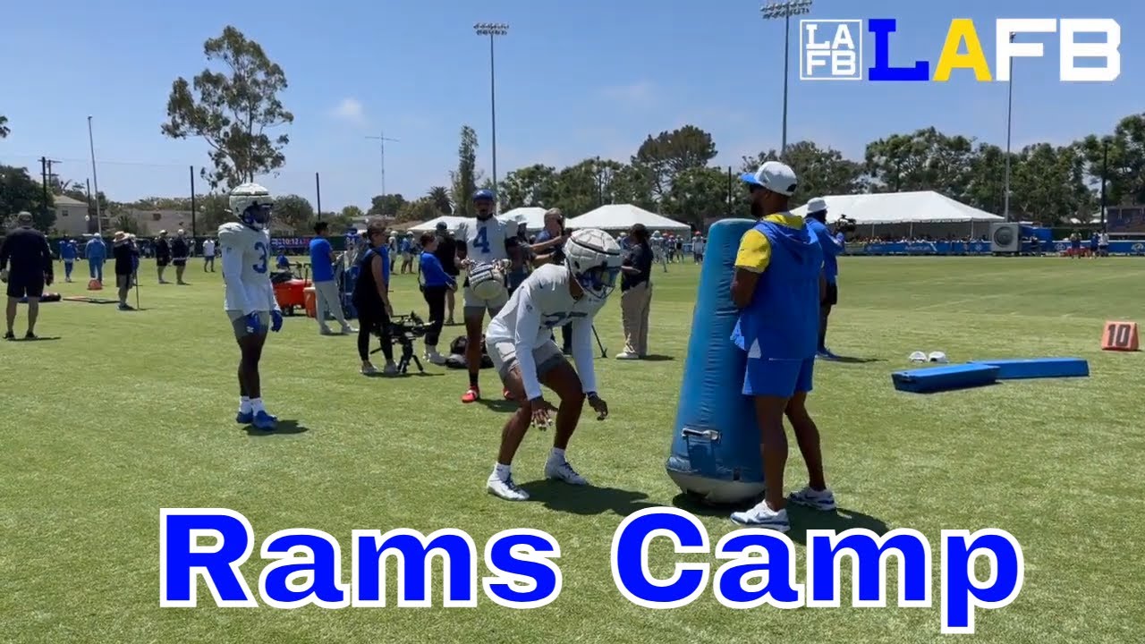 Sights And Sounds From Los Angeles Rams Training Camp On Thursday 7/31