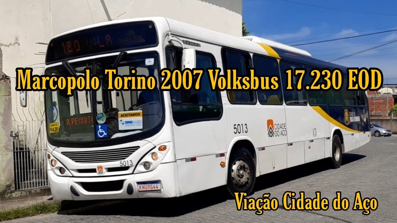 ✅[ 180 - Ponte Alta X Roma II ] Marcopolo Torino 2007 Volksbus 17.230 EOD