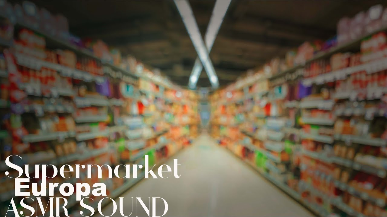Supermarket sound RELAX, STUDY & Enjoy ASMR Ambient noise Coffee Shop