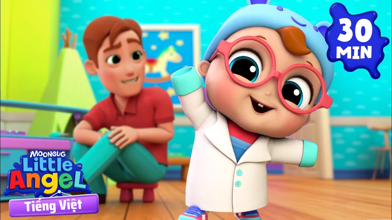 Bài Hát Bác Sĩ Khám Bệnh | Hoạt Hình Thiếu Nhi | Little Angel Tiếng Việt