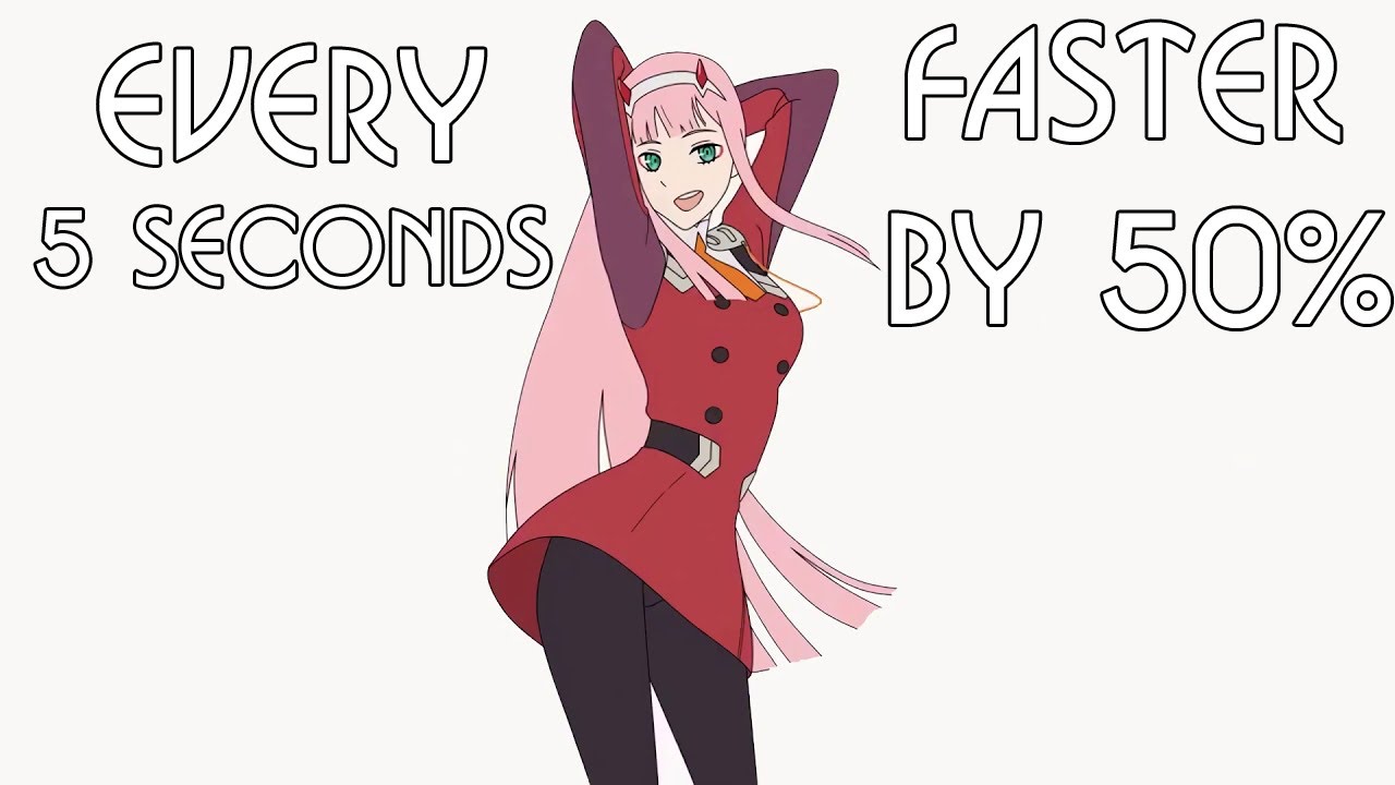 Phao - 2 Phut Hon (KAIZ Remix) but every 5 seconds it accelerates by 50%