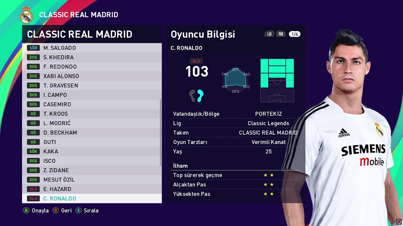 PES 2021 - Classic Real Madrid
