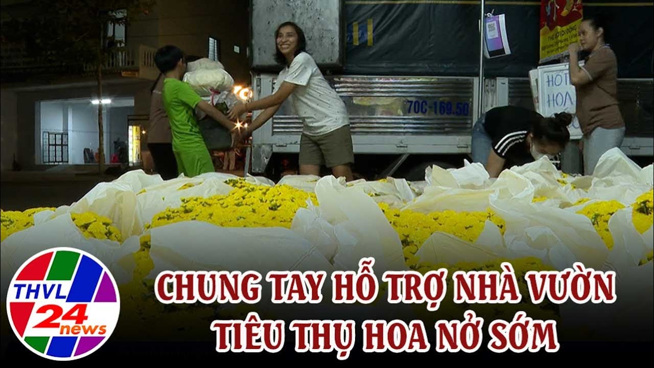 Chung tay hỗ trợ nhà vườn tiêu thụ hoa nở sớm