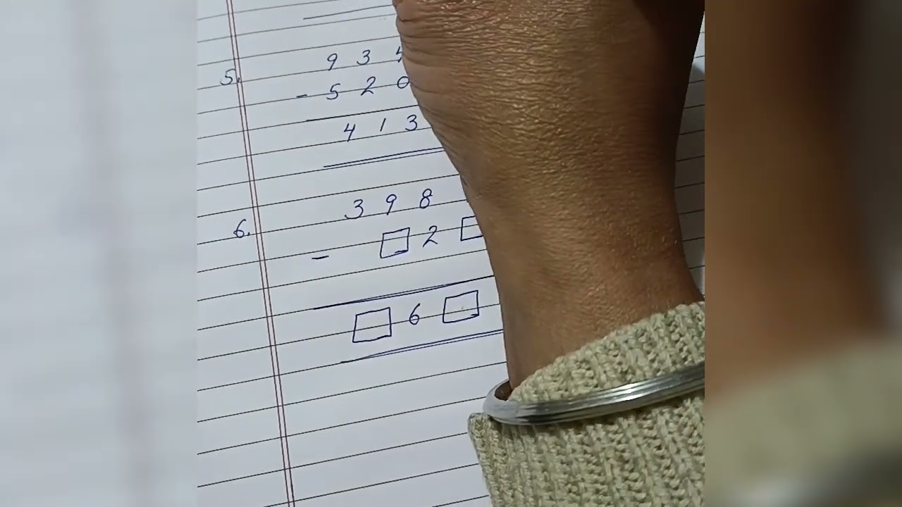 Addition and subtraction 