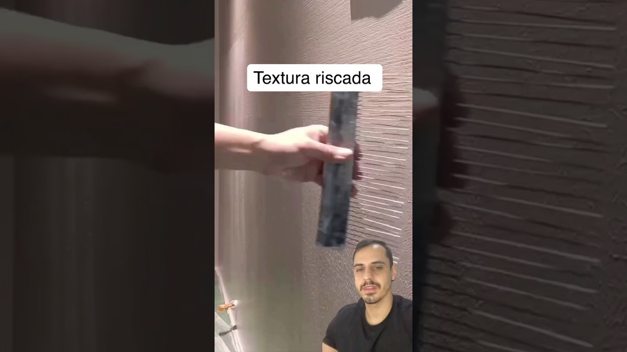 Textura para parede diferente mais muito estilosa e moderna! #casa #decora&ccedil;&atilde;o #diy #pintura #textura