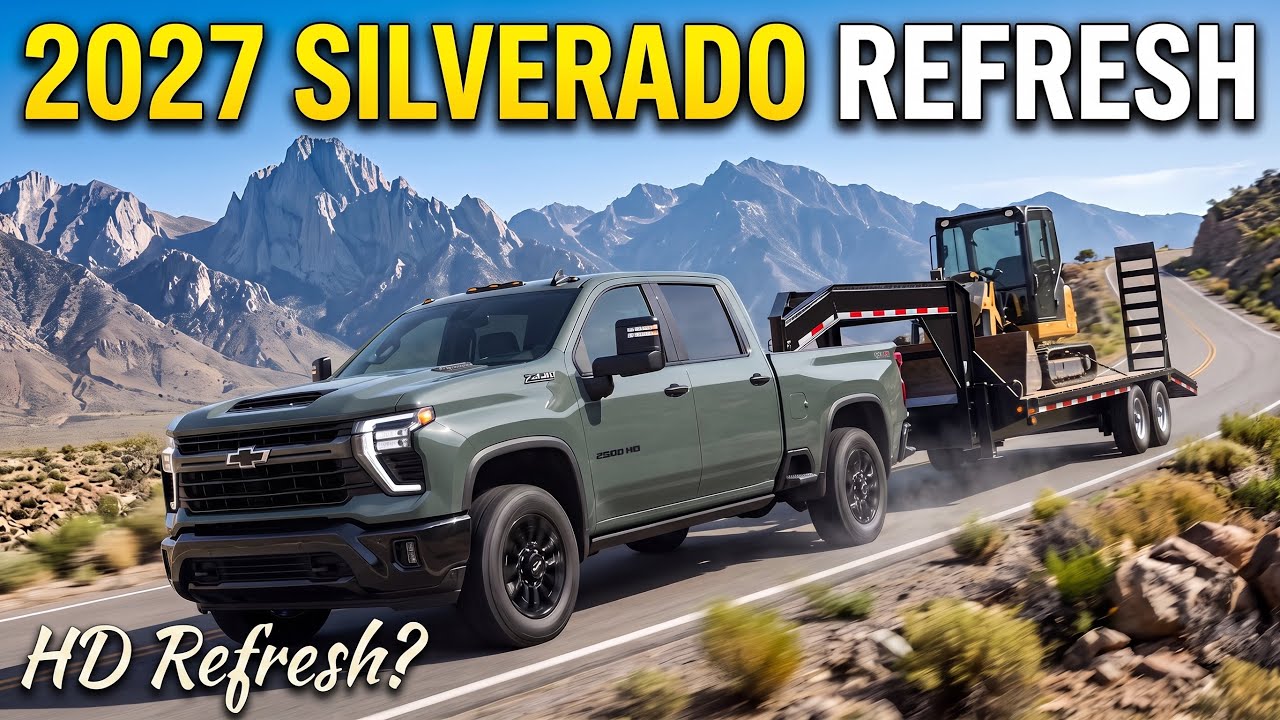 Обновление Chevy Silverado 2027: сроки редизайна и новости о тяжелых пикапах!